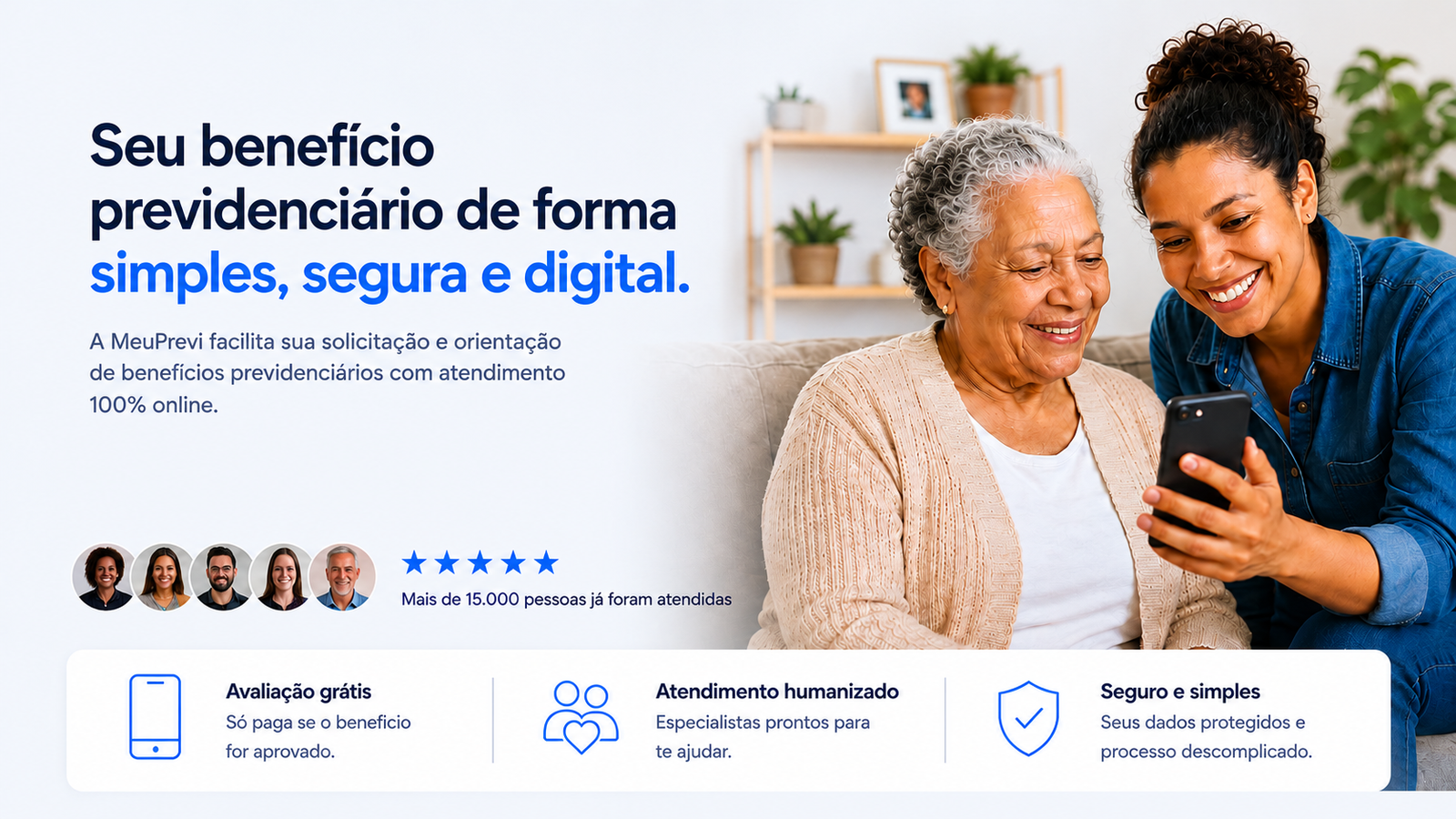 Seu benefício previdenciário de forma simples, segura e digital